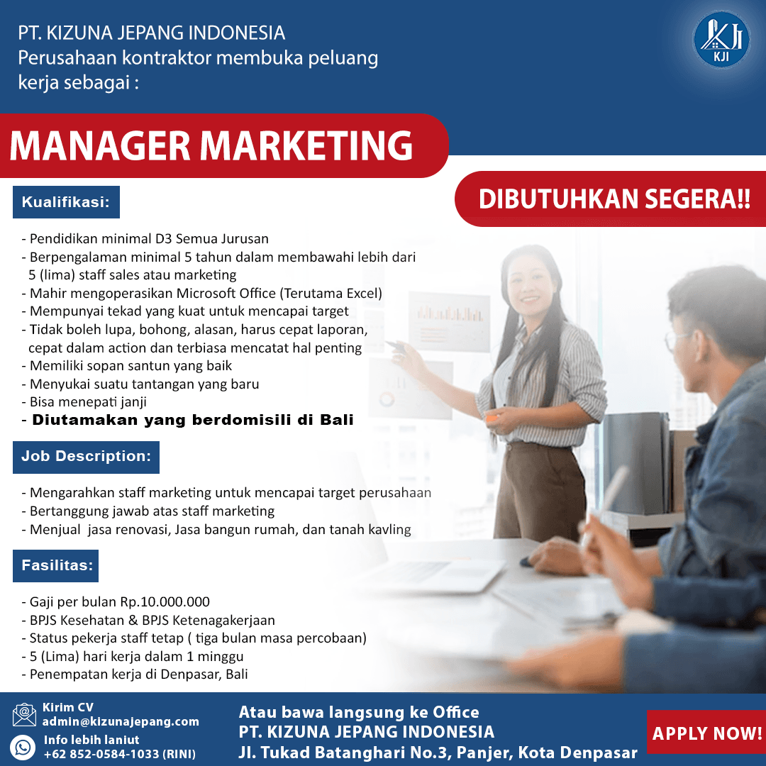 MANAGER MARKETING